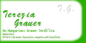 terezia grauer business card